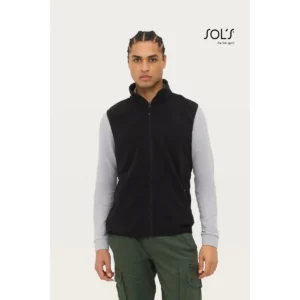 Chaleco polar unisex SOL’S FACTOR BW 03822, vista con modelo.