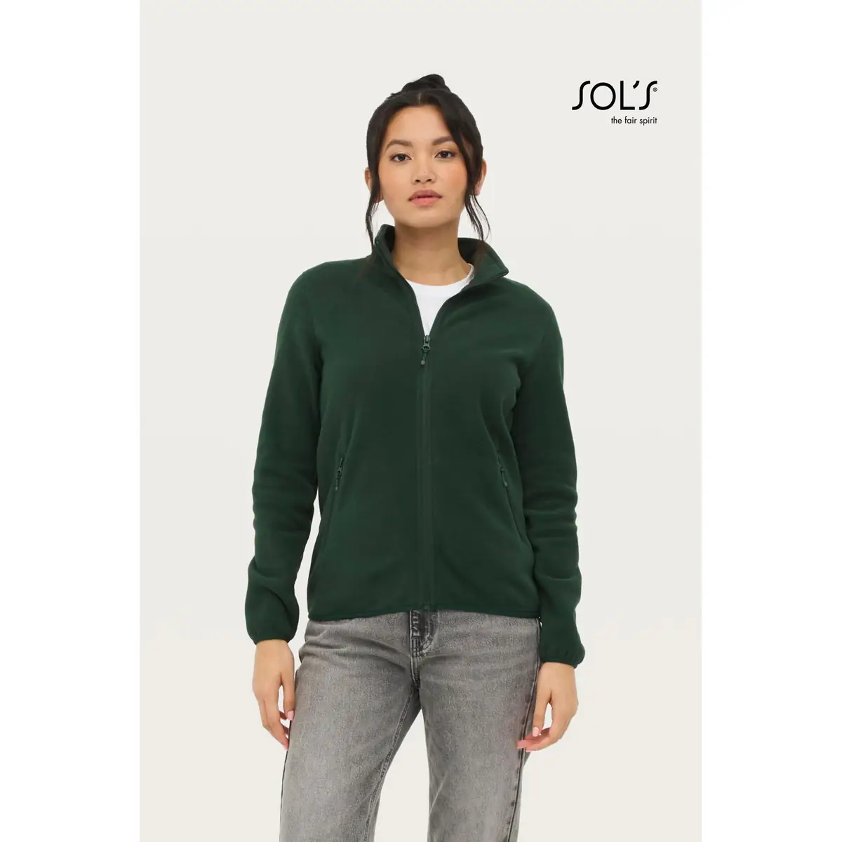 Chaqueta polar mujer SOL’S FACTOR WOMEN 03824 1 Chaqueta polar mujer SOL’S FACTOR WOMEN 03824, vista con modelo.