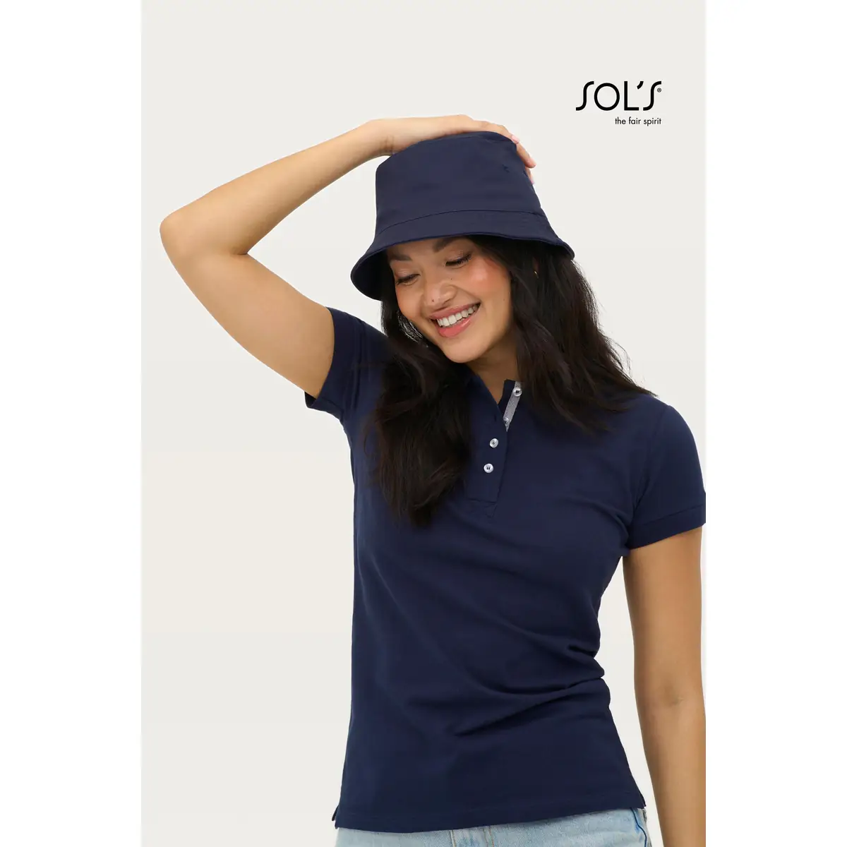 Sombrero unisex SOL’S BUCKET TWILL 03997 2 Sombrero unisex SOL’S BUCKET TWILL 03997, vista con modelo.