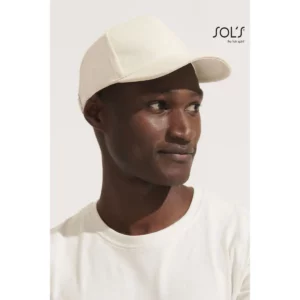 Gorra unisex SOL’S SEOUL 04092, vista con modelo.