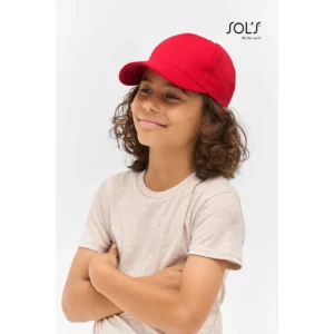 Gorra infantil SOL’S BUZZ KIDS 04745, vista con modelo.