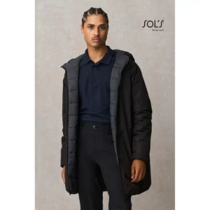 Chaqueta reversible unisex SOL’S REVERSE 04815, vista con modelo.