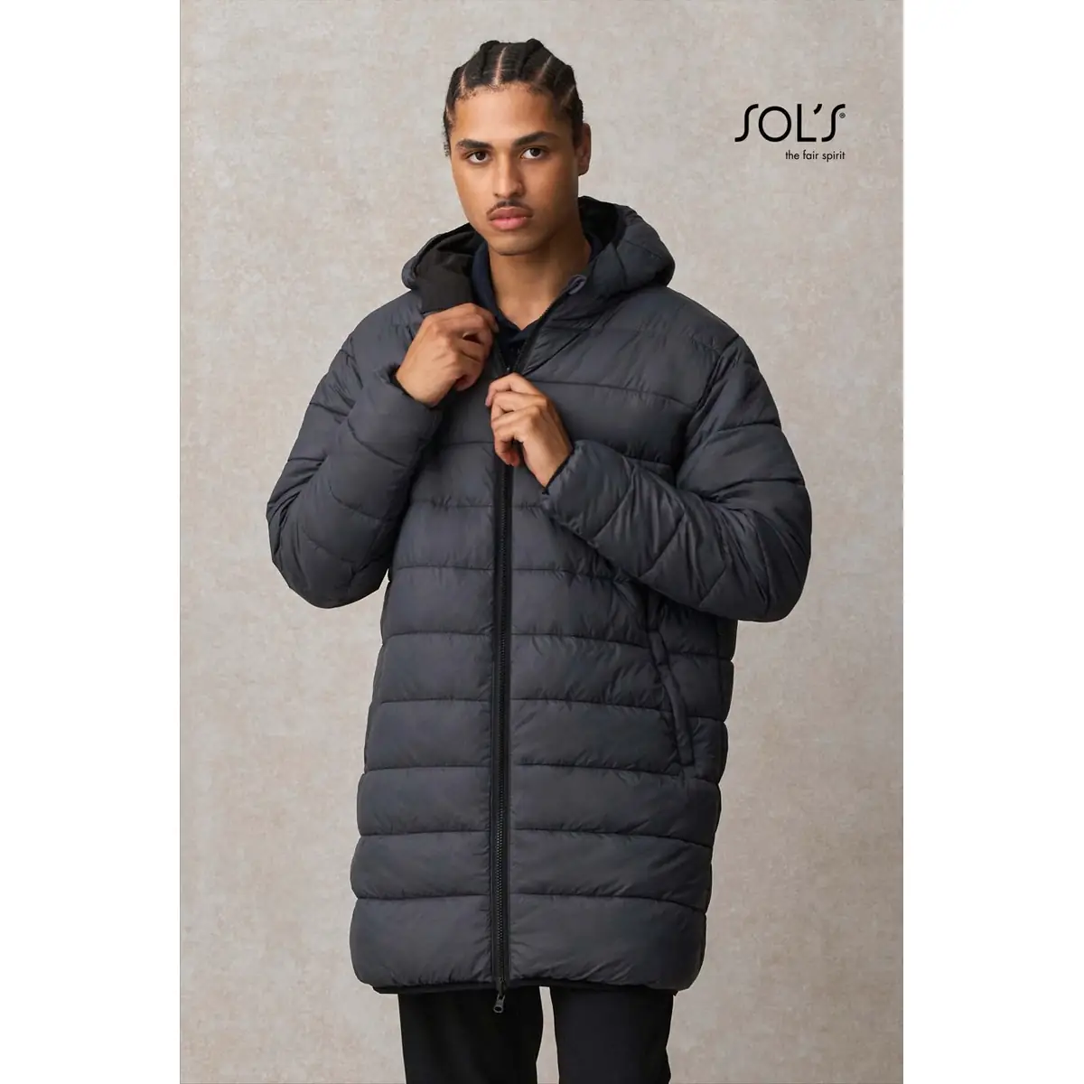 Chaqueta reversible unisex SOL’S REVERSE 04815 2 Chaqueta reversible unisex SOL’S REVERSE 04815, vista con modelo.