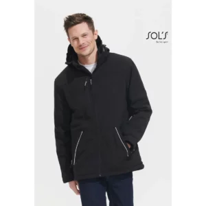 Chaqueta softshell hombre SOL’S ROCK MEN 46604, vista con modelo.