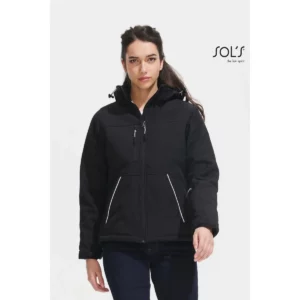 Chaqueta softshell mujer SOL’S ROCK WOMEN 46804, vista con modelo.