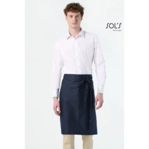 Delantal medio unisex SOL’S GREENWICH 88020, vista con modelo.