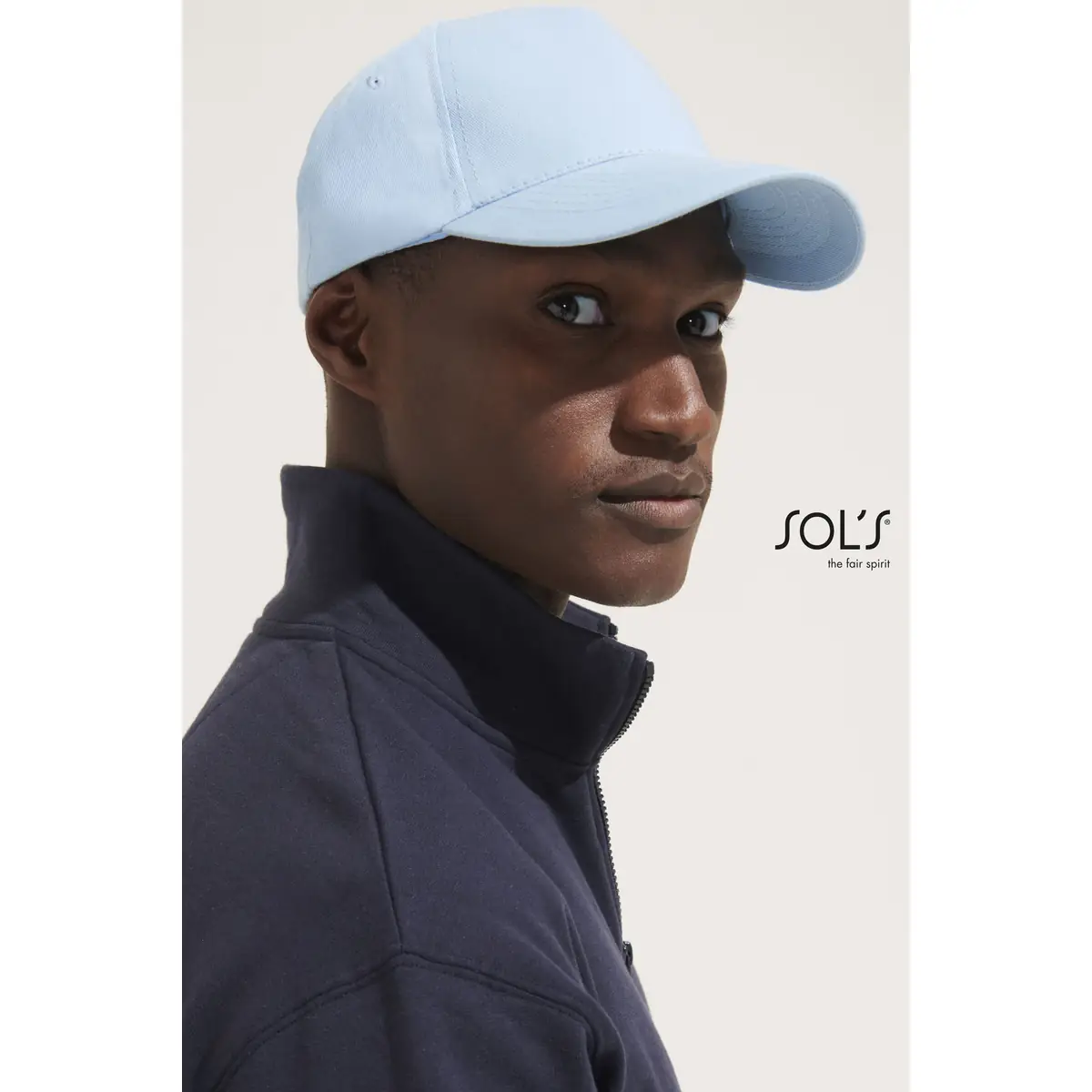 Gorra unisex SOL’S SUNNY 88110 1 Gorra unisex SOL’S SUNNY 88110, vista con modelo.