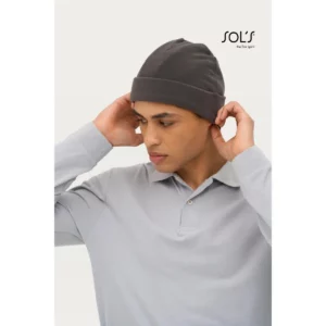 Gorro polar SOL’S SERPICO 55, vista con modelo.