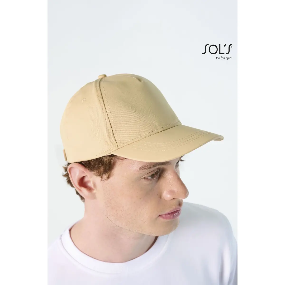Gorra unisex SOL’S BUZZ 88119 1 Gorra unisex SOL’S BUZZ 88119, vista con modelo.