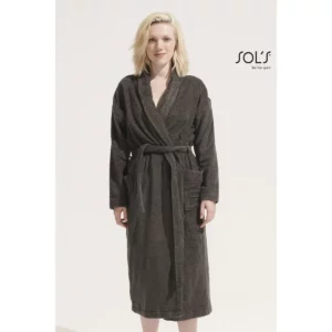 Albornoz unisex SOL’S PALACE 89100, vista con modelo.