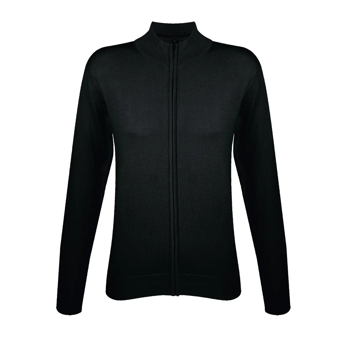 Chaqueta punto cremallera mujer SOL’S GORDON WOMEN 00550 4 Chaqueta punto cremallera mujer SOL’S GORDON WOMEN 00550 en Negro, frontal sin persona.