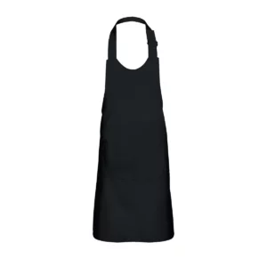 Delantal infantil SOL’S GALA KIDS 00599 en Negro, vista frontal sin persona.