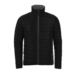 Chaqueta acolchada hombre SOL’S RIDE MEN 01193 en Negro, frontal sin persona.