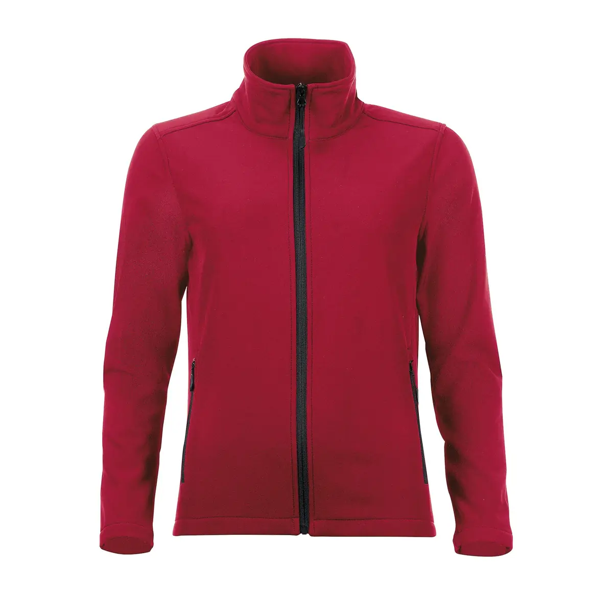 Chaqueta softshell mujer SOL’S RACE WOMEN 01194 5 Chaqueta softshell mujer SOL’S RACE WOMEN 01194 en Rojo chili, frontal sin persona.