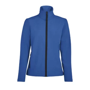 Chaqueta softshell mujer SOL’S RACE WOMEN 01194 en Azul royal, frontal sin persona.