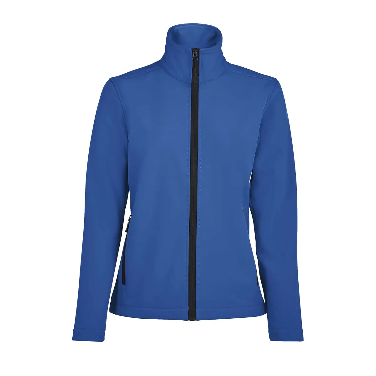 Chaqueta softshell mujer SOL’S RACE WOMEN 01194 6 Chaqueta softshell mujer SOL’S RACE WOMEN 01194 en Azul royal, frontal sin persona.