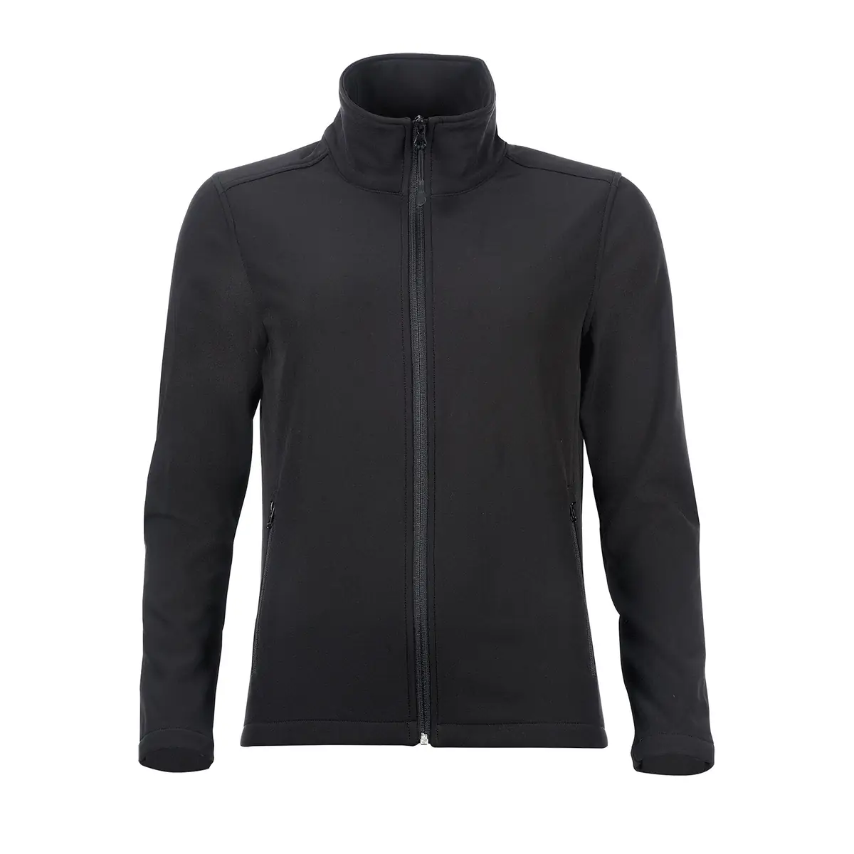 Chaqueta softshell mujer SOL’S RACE WOMEN 01194 3 Chaqueta softshell mujer SOL’S RACE WOMEN 01194 en Negro, frontal sin persona.