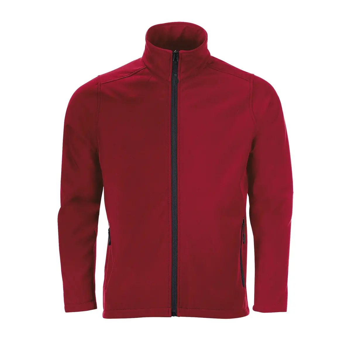 Chaqueta softshell hombre SOL’S RACE MEN 01195 5 Chaqueta softshell hombre SOL’S RACE MEN 01195 en Rojo chili, frontal sin persona.