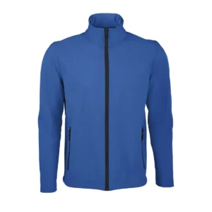 Chaqueta softshell hombre SOL’S RACE MEN 01195 en Azul royal, frontal sin persona.