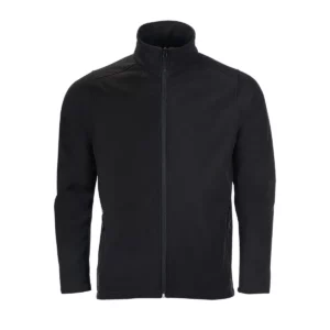 Chaqueta softshell hombre SOL’S RACE MEN 01195 en Negro, frontal sin persona.