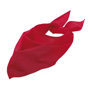 Bandana SOL’S BANDANA 01198 en Rojo, vista frontal sin persona.