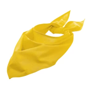 Bandana SOL’S BANDANA 01198 en Amarillo, vista frontal sin persona.