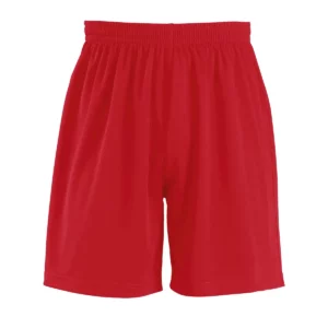 Pantalón corto hombre SOL’S SAN SIRO 2 01221 en Rojo, frontal sin persona.