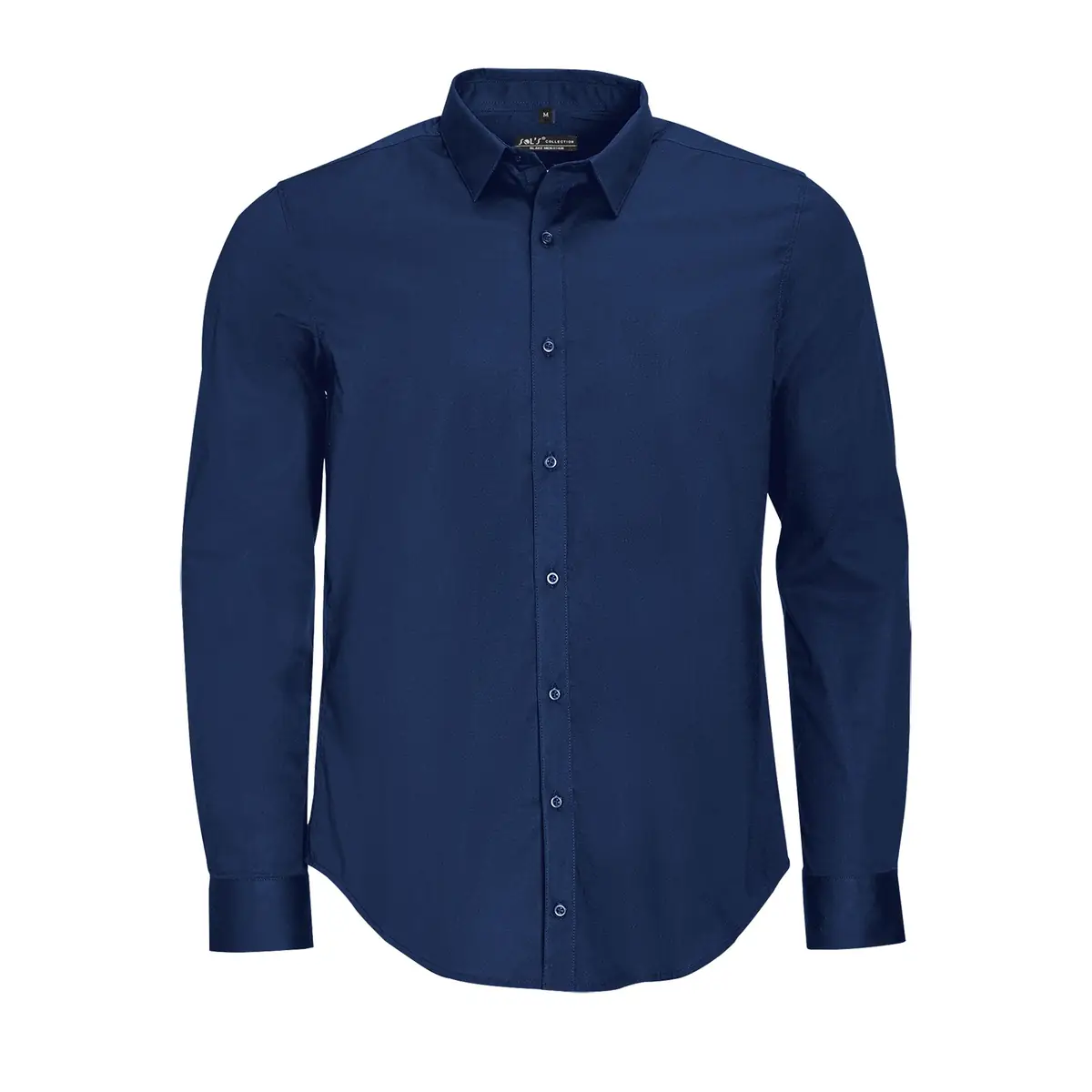 Camisa manga larga hombre SOL’S BLAKE MEN 01426 4 Camisa manga larga hombre SOL’S BLAKE MEN 01426 en Azul oscuro, frontal sin persona.