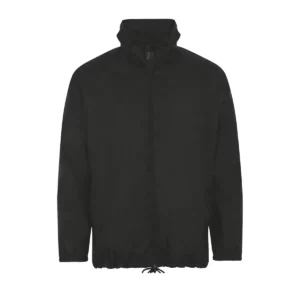 Cortavientos unisex SOL’S SHIFT 01618 en Negro, frontal sin persona.