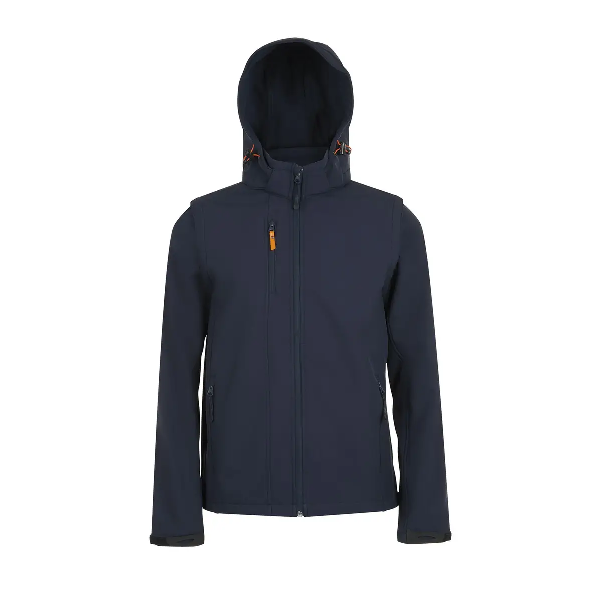 Chaqueta softshell unisex SOL’S TRANSFORMER 01647 4 Chaqueta softshell unisex SOL’S TRANSFORMER 01647 en French marino, frontal sin persona.
