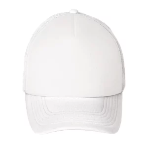 Gorra de malla unisex SOL’S BUBBLE 01668 en Blanco, frontal sin persona.