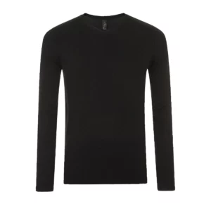 Jersey cuello pico hombre SOL’S GLORY MEN 01710 en Negro, frontal sin persona.