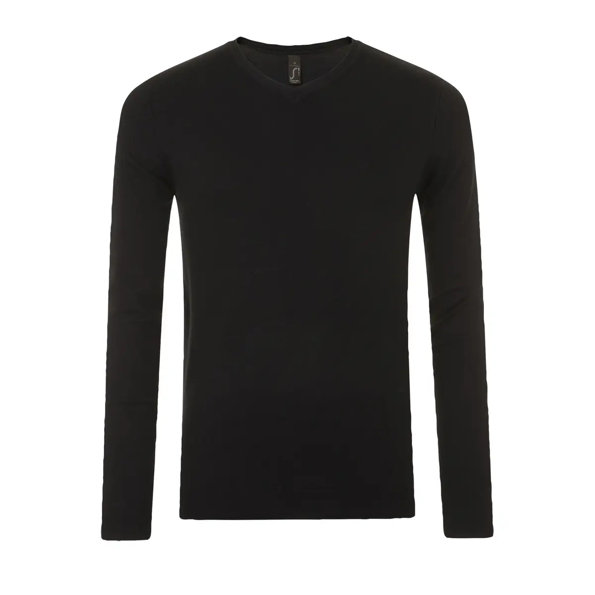 Jersey cuello pico hombre SOL’S GLORY MEN 01710 6 Jersey cuello pico hombre SOL’S GLORY MEN 01710 en Negro, frontal sin persona.