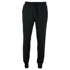 Pantalón jogging hombre SOL’S JAKE MEN 02084 en Negro, frontal sin persona.