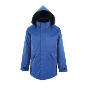 Chaqueta acolchada unisex SOL’S ROBYN 02109 en Azul royal, frontal sin persona.