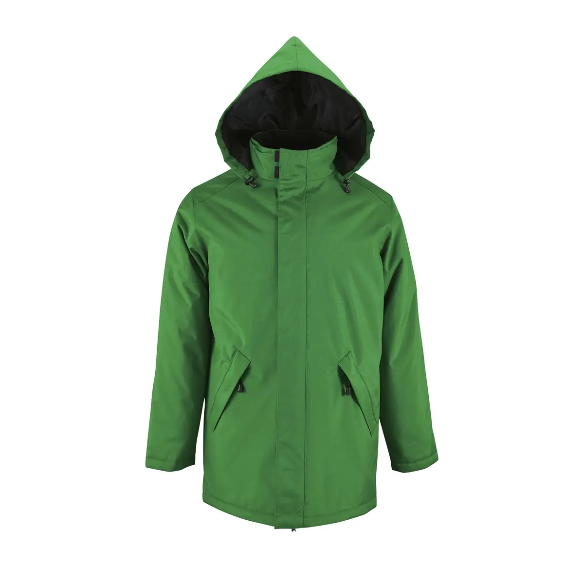 Chaqueta acolchada unisex SOL’S ROBYN 02109 13 Chaqueta acolchada unisex SOL’S ROBYN 02109 en Verde pradera, frontal sin persona.