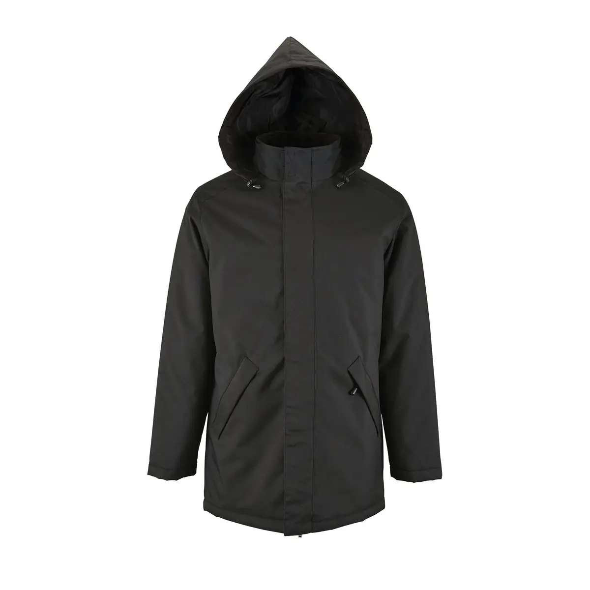 Chaqueta acolchada unisex SOL’S ROBYN 02109 7 Chaqueta acolchada unisex SOL’S ROBYN 02109 en Negro, frontal sin persona.