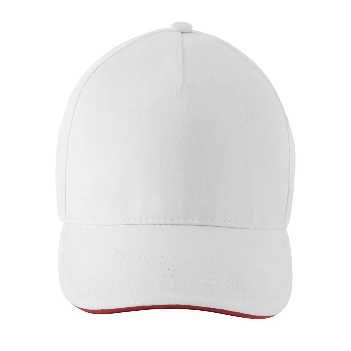 Gorra tricolor SOL’S LONGCHAMP 02116 4 Gorra tricolor SOL’S LONGCHAMP blanca, vista frontal sin persona.