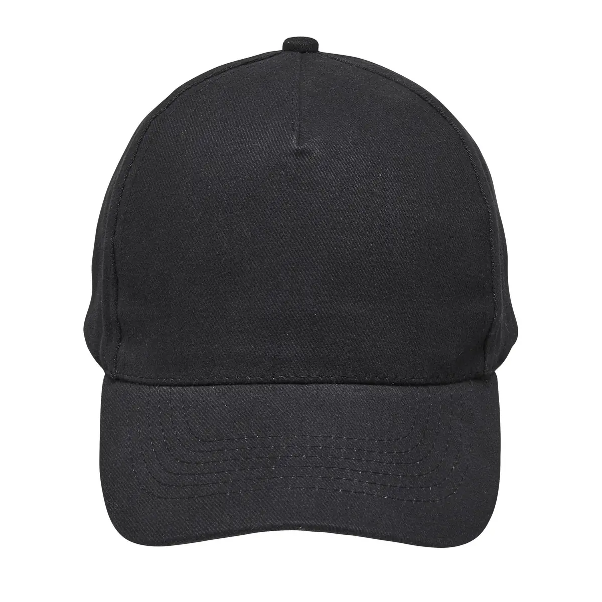 Gorra tricolor SOL’S LONGCHAMP 02116 5 Gorra tricolor SOL’S LONGCHAMP negra, vista frontal sin persona.
