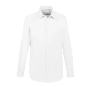 Camisa Oxford hombre SOL’S BOSTON FIT 02920 en Blanco, frontal sin persona.