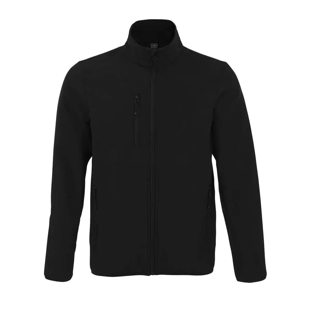 Chaqueta softshell hombre SOL’S RADIAN MEN 03090 5 Chaqueta softshell hombre SOL’S RADIAN MEN 03090 en Negro, frontal sin persona.