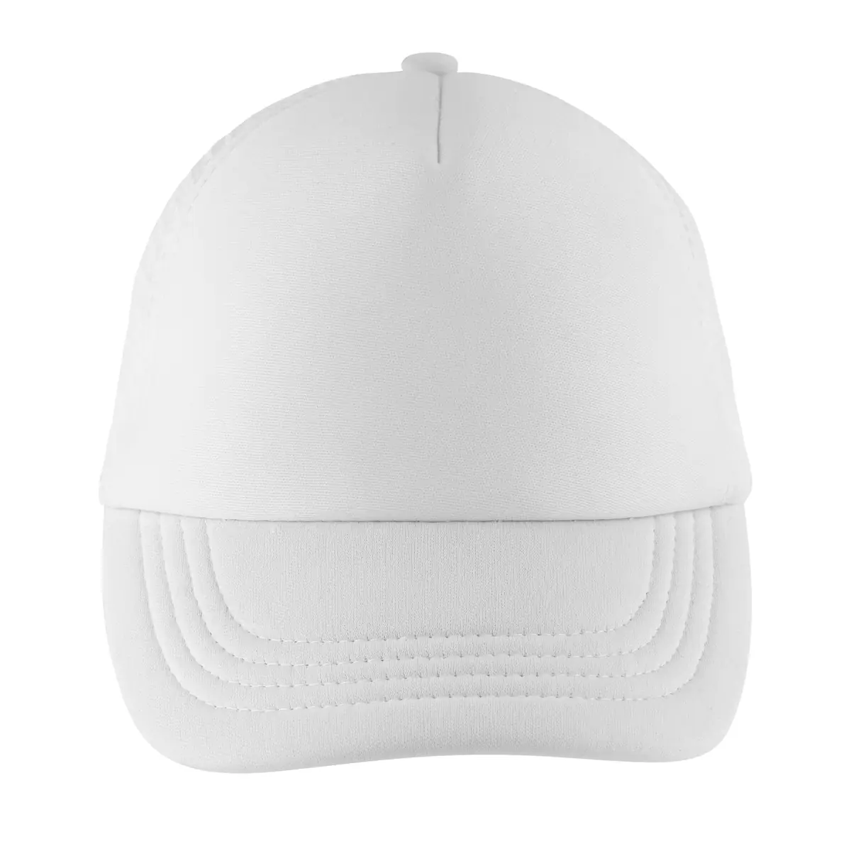 Gorra de malla infantil SOL’S BUBBLE KIDS 03091 2 Gorra de malla infantil SOL’S BUBBLE KIDS 03091 en Blanco, frontal sin persona.