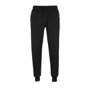 Pantalón jogging unisex SOL’S JUMBO 03810 en Negro, frontal sin persona.