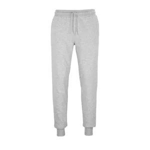 Pantalón jogging unisex SOL’S JUMBO 03810 en Gris mezcla, frontal sin persona.