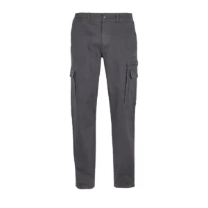 Pantalón elástico hombre SOL’S DOCKER 03820 en Gris oscuro, frontal sin persona.