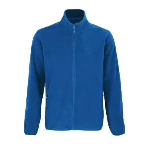 Chaqueta polar hombre SOL’S FACTOR MEN 03823 en Azul royal, frontal sin persona.