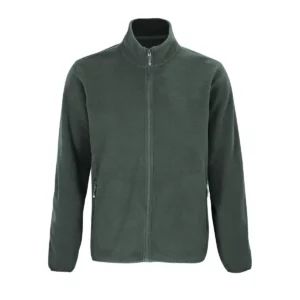 Chaqueta polar hombre SOL’S FACTOR MEN 03823 en Verde bosque, frontal sin persona.