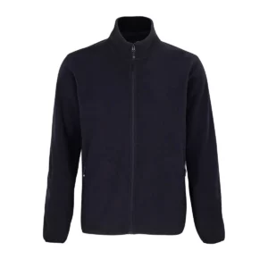 Chaqueta polar hombre SOL’S FACTOR MEN 03823 en Azul marino, frontal sin persona.