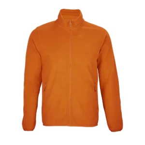 Chaqueta polar hombre SOL’S FACTOR MEN 03823 en Naranja, frontal sin persona.