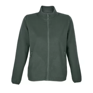 Chaqueta polar mujer SOL’S FACTOR WOMEN 03824 en Verde bosque, frontal sin persona.